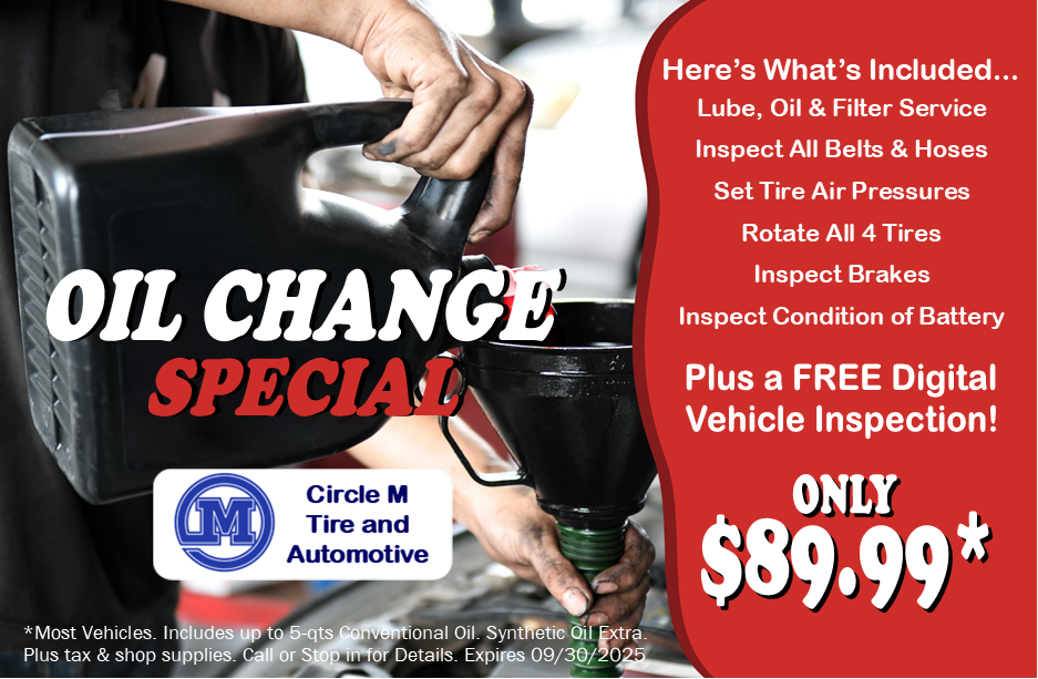 July Special Offer - Circle M Tire & Automotive