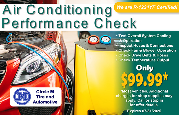July Special Offer - Circle M Tire & Automotive